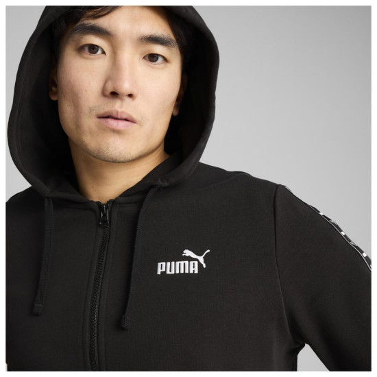 Puma Ανδρική ζακέτα Essentials Tape Full-Zip Hoodie